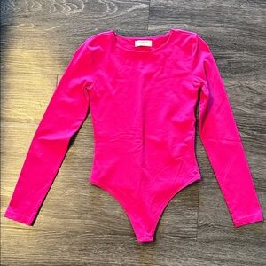 Aritzia pink bodysuit